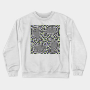 Optical #Art: Moving #Pattern #Illusion - #OpArt Crewneck Sweatshirt